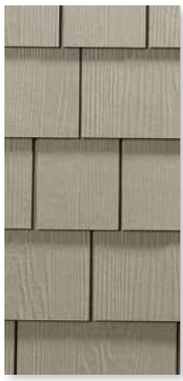 James Hardie close up of straight edge hardieshingles.