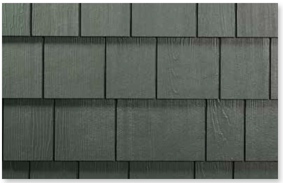 James Hardie close up of straight edge HardieShingle.