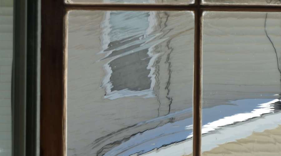 wavy window glass from cylinder glass
