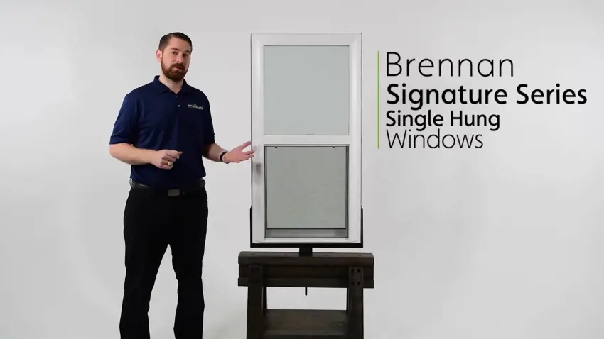 Brennan Signature Single Hung Vinyl Window Review Video Thumbnail Image