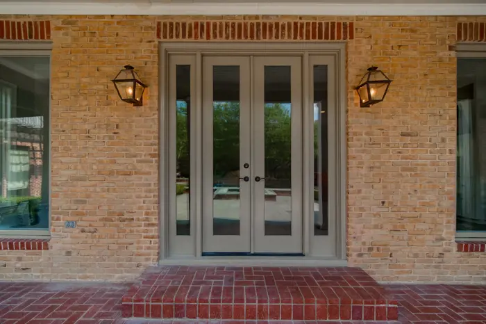 Before - 6' Hinged Patio Door with Sidelights