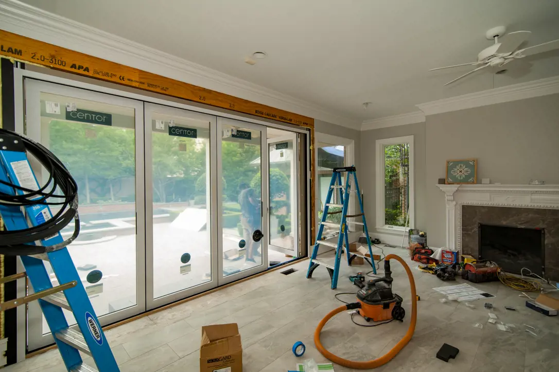 14' x 9' Folding Door Wall