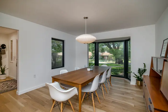 Interior Bay Window View