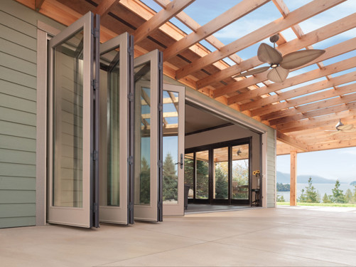 Andersen Folding Door from Brennan Enterprises in Dallas.
