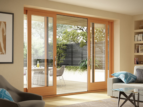 Milgard Essence Series sliding door from Brennan Enterprises, Dallas, Texas.