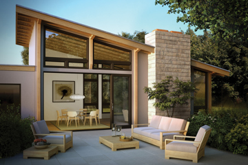 Milgard Moving Glass Wall