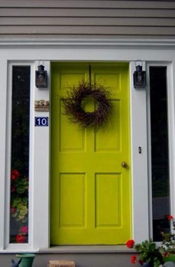 neon front door