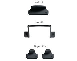 Lift hardware options for Andersen A-Series double-hung windows.