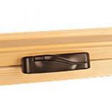 Folding, nesting handle for Milgard's casement and awning windows. Brennan Enterprises is a Milgard replacement window dealer in North Dallas.