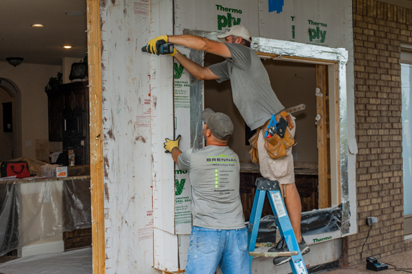 Out of frame windows or doors can cause loss of home energy efficiency, make windows or doors hard to open and lead to water leakage or fogging.