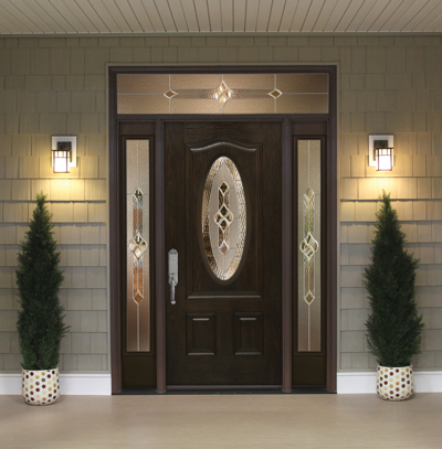 ProVia Signet Fiberglass Front Door from Brennan Enterprises in Dallas, TX.