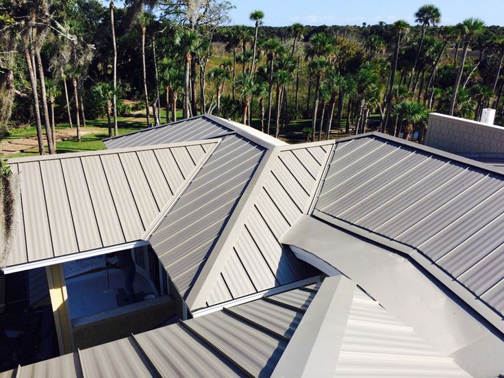 Snap lock metal roof from Mueller.