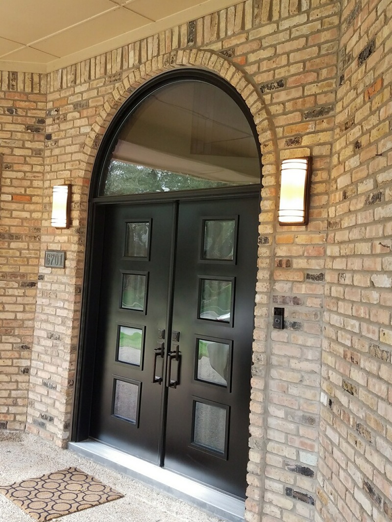 provia french doors with specialty windows