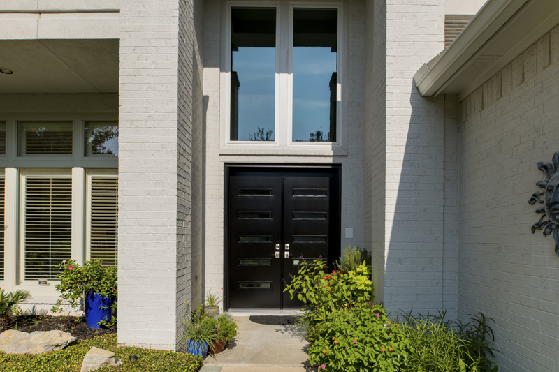black-french-style-with-glass-panels