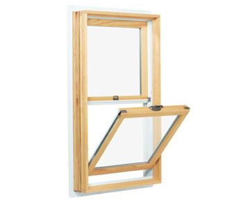 Andersen 200 Series Double-hung window with tilt sash.