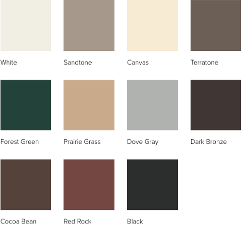 Andersen A-Series exterior colors