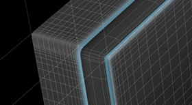 This image illustrates the ProVia Embarq Door's dual perimeter seal. The seal around the door helps combat air leaks and increase efficiency.