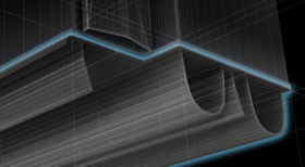 In this image ProVia highlight's their custom bottom sweep for Embarq doors. The bottom sweep is a thermal barrier that prevents outside elements from entering your home.