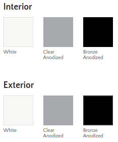 Milgard aluminum patio door neutral colors