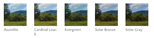 Brennan-offered Milgard tinted glass helps energy efficiency by reducing heat gain.