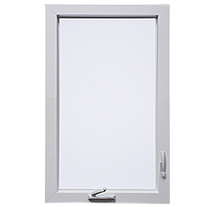 Milgard Style Line casement window.