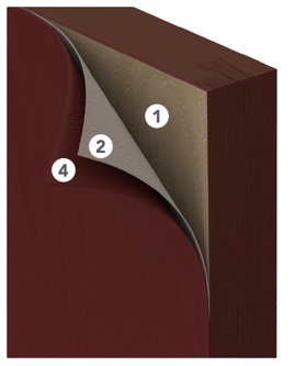 ProVia Signet fiberglass doors are painted in a seven layer process to ensure the color lasts for the lifetime of your door.