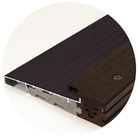 Embarq door Bronze Sahara heavy-duty extruded threshold.