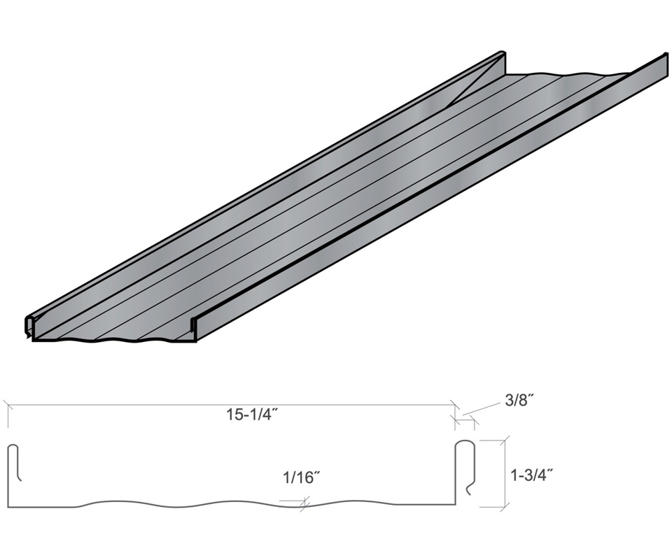 MSL Panel diagram with labeled measurements.