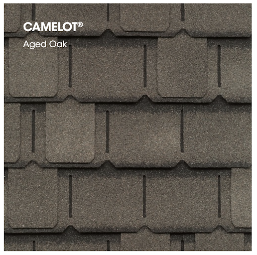 Camelot II swatch in aged oak.