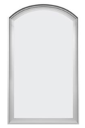 White Trinisc radius frame.