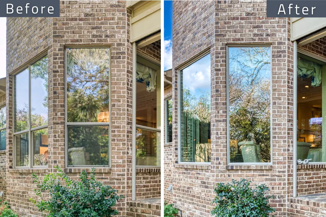 Back Windows Before/After